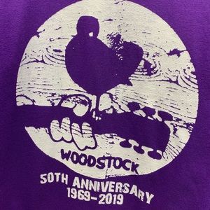 Woodstock -50 year Commemorative Graphic T-Shirt.